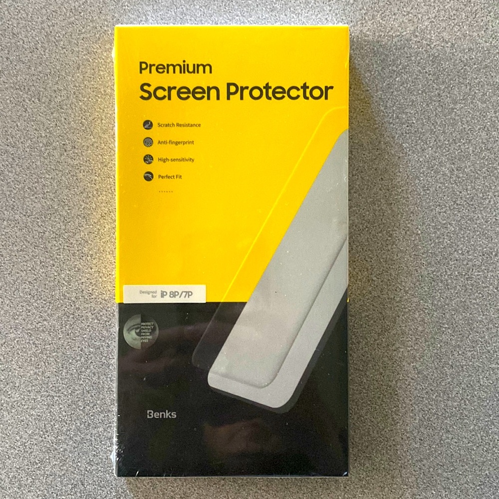NEW iPhone Premium Screen Protector for iPhone, 7+ and 8+